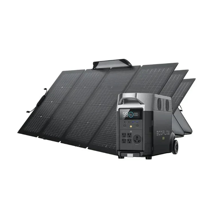 EcoFlow DELTA Pro + 3*220W Solar Panel