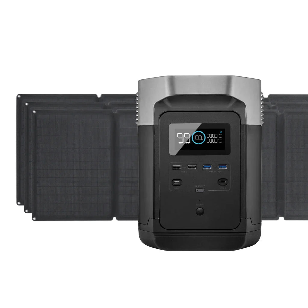 EcoFlow DELTA 1300 + 160W Solar Panel