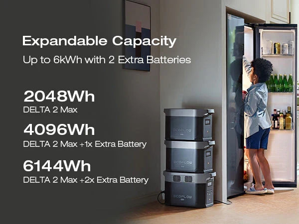 EcoFlow DELTA 2 Max + 1*400W Solar Panel