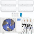 MRCOOL DIY 4th Gen Multi-Zone 4-Zone 48,000 BTU 21 SEER (9K + 9K + 12K + 12K) Ductless Mini-Split Air Conditioner and Heat Pump