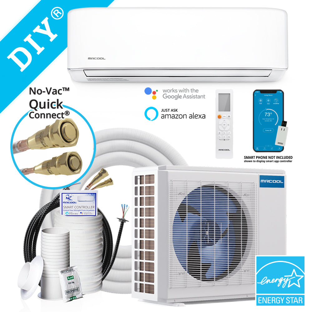 MRCOOL DIY 18K 18,000 BTU 22 SEER 4th Gen Ductless Mini Split Air Conditioner and Heat Pump - 230V